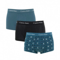 Pack de 3 Bóxers de Tiro bajo - Cotton Stretch  CALVIN KLEIN