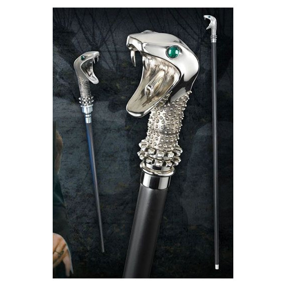 Varita Mágica Bastón de Lucius Malfoy Harry Potter  NOBLE COLLECTION