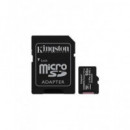 KINGSTON Tarjeta Memoria Micro Sd 64GB con Adaptador 100MB/S Clase 10