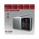SAMI Radio Portatil Analogica Am/fm RS-12204,JACK 3.5MM