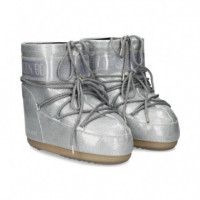 Botin Presky Glitter Plata  MOON BOOT