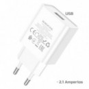 BOROFONE BA74A Cargador USB 2.1A Blanco