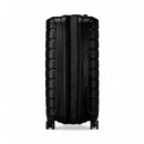 Maleta Mediana RONCATO Butterfly Rígida en Color Negro