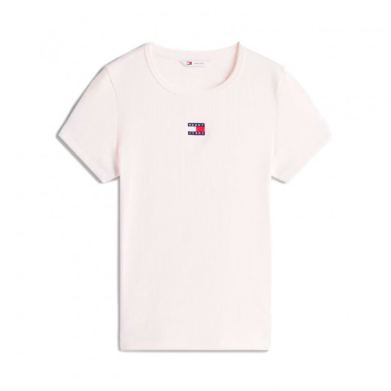 Camiseta Slim Acanalada con Parche  TOMMY HILFIGER