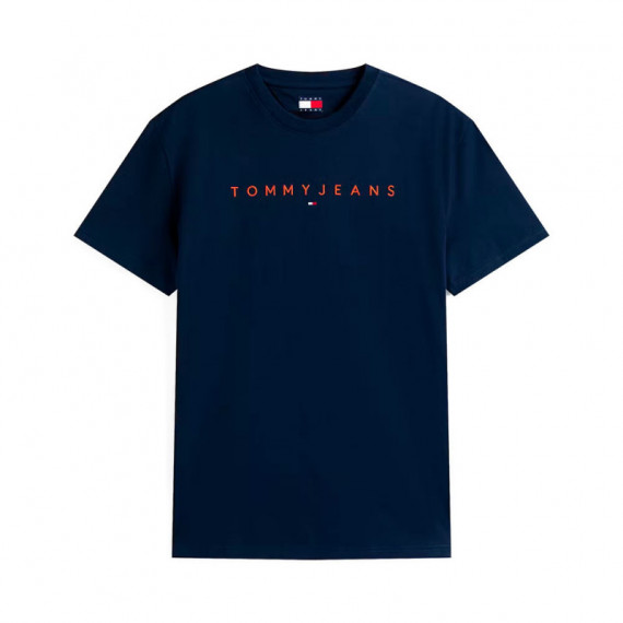 Camiseta con Logo Lineal Bordado  TOMMY HILFIGER