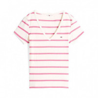 Camiseta Essential con Cuello de Pico  TOMMY HILFIGER