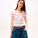 Camiseta Essential con Cuello de Pico  TOMMY HILFIGER