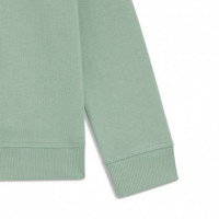 Sudadera en Forro Polar de Algodón con Logo Estampado Kids  HUGO BOSS