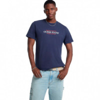 Camiseta con Logotipo Estampado  GUESS