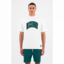 Camiseta Black Bananas blanca logo verde