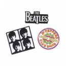 Set de 3 Parches The Beatles  GRUPO ERIK