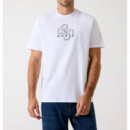 Camiseta GUESS Logotipo 4G Blanca