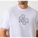 Camiseta GUESS Logotipo 4G Blanca