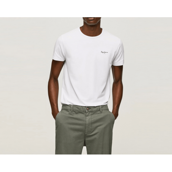 Camiseta PEPE JEANS Basic Blanca