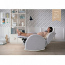 Mecedora de Lactancia Flor Gris Claro C/slow System  MI CUNA