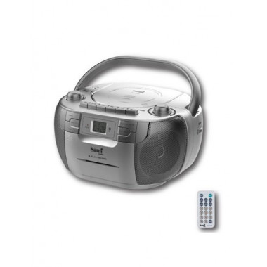 SAMI Radio Cassette CD Portatil Grabador Boombox RS-12208  ,usb,micro Sd Pilas y Corriente