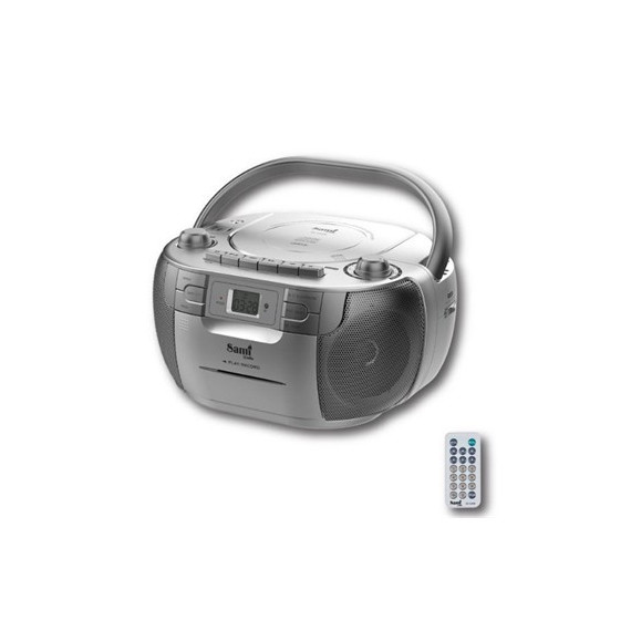 SAMI Radio Cassette CD Portatil Grabador Boombox RS-12208  ,usb,micro Sd Pilas y Corriente