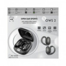 SAMI Auricular BLUETOOTH Soporte Oreja Ows 2 RS-12440 Azul 6H IPX4 con Estuche de Carga Cancel Ruido