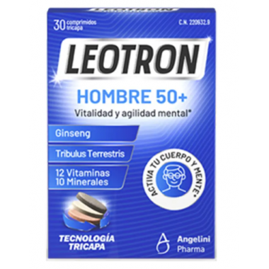 Leotron Hombre 50+ 30 Comprimidos  ANGELINI PHARMA ESPAÑA