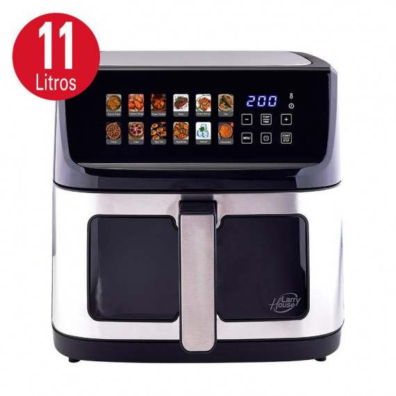 Freidora de Aire Caliente con Ventana LARRYHOUSE 11 Litros 1.800W
