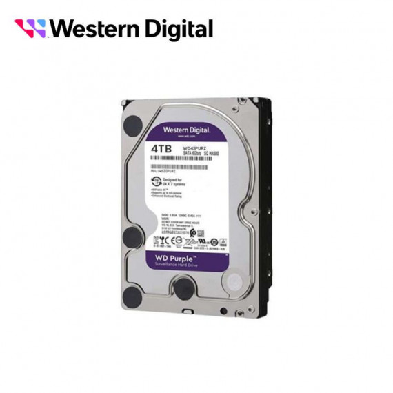 WESTERN DIGITAL Disco Duro 4TB 3.5 WD43PURZ Purple