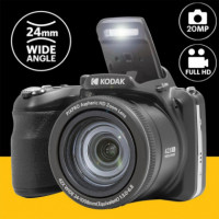 KODAK Pixpro AZ425 Cámara Digital 20MP y 42X Zoom Negra + Funda de Regalo