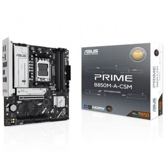 ASUS Placa Base Prime B850M-A-CSM Socket AM5 Ryzen 9000 / 8000 / 7000 / 4XDDR5 / 3XM.2