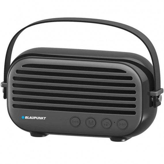 BLAUPUNKT BLP3350-133 Altavoz BLUETOOTH Vintage Negro