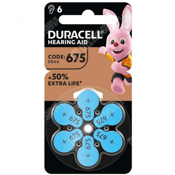 DURACELL DA-675 Pila para Audífono