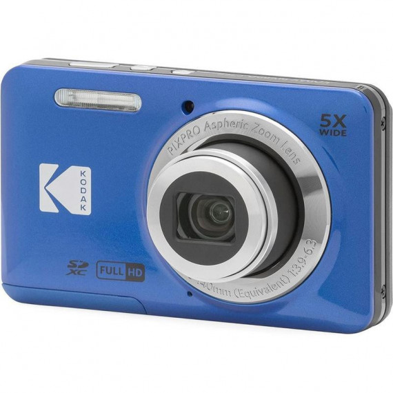 KODAK Pixpro FZ55 Cámara Digital Azul + Funda