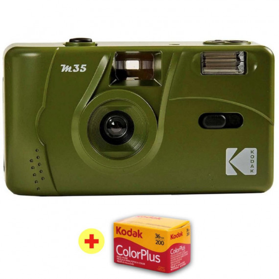 KODAK M35 Cámara Analógica 35 Mm Verde Oliva