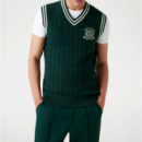 Chaleco Punto GUESS Trenzado Verde