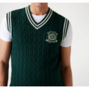 Chaleco Punto GUESS Trenzado Verde