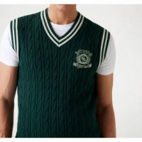 Chaleco Punto GUESS Trenzado Verde