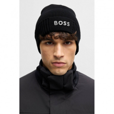 Asic_beanie-x 10252483 01 Black  BOSS