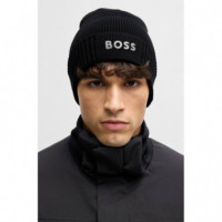Asic_beanie-x 10252483 01 Black  BOSS
