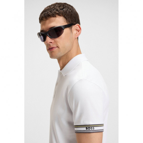 Polo Zone 10273348 01 Natural  BOSS