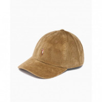 10 Wale Corduroy-cls Sprt Cap Khaki  RALPH LAUREN