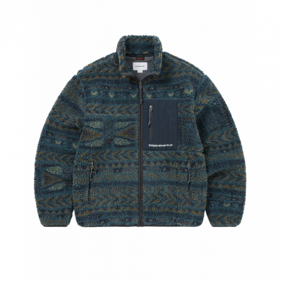 Chaquetas Hombre Chaqueta Thisisneverthat™  Sherpa Fleece Navy  THISISNEVERTHAT