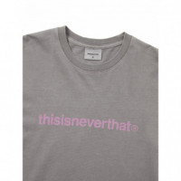 Camisetas Hombre Camiseta Thisisneverthat™ Logo Manga Larga Dark Grey  THISISNEVERTHAT