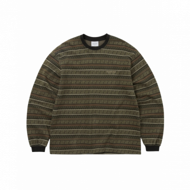 Camisetas Hombre Camiseta Thisisneverthat™ Pattern Striped Khaki  THISISNEVERTHAT