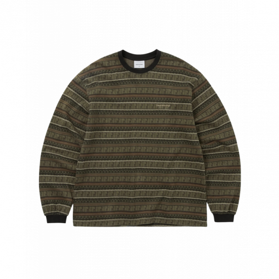 Camisetas Hombre Camiseta Thisisneverthat™ Pattern Striped Khaki  THISISNEVERTHAT