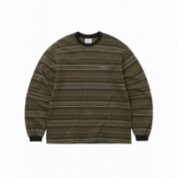 Camisetas Hombre Camiseta Thisisneverthat™ Pattern Striped Khaki  THISISNEVERTHAT