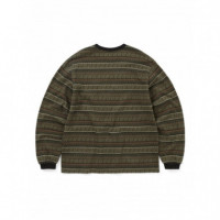 Camisetas Hombre Camiseta Thisisneverthat™ Pattern Striped Khaki  THISISNEVERTHAT