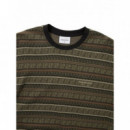 Camisetas Hombre Camiseta Thisisneverthat™ Pattern Striped Khaki  THISISNEVERTHAT
