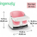 Asiento Baby Base 2EN1 Peony  INGENUITY