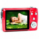 AGFAPHOTO DC8200 Cámara Digital 18MP 8X Zoom + SD16GB+ Bag Roja