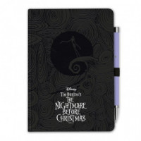 Cuaderno y bolígrafo Pesadilla Antes de Navidad Disney