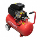 Pack Compresor 50 Litros + Kit Pistola 5 Piezas AIRMEC