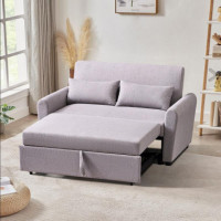 Sofá Cama Gris 2 Asientos MOMI 146X88X87 Cm